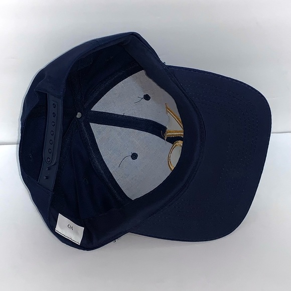 VINTAGE NWOT Adult Size Seagram’s VO Dark Blue y2k 90s Whiskey Snapback Hat - Picture 7 of 10
